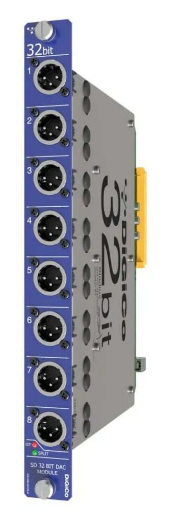 SD-Rack 32bit 8ch analogue line output card