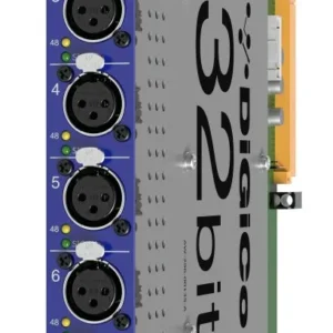 SD-Rack 32bit 8ch analogue mic & line input card